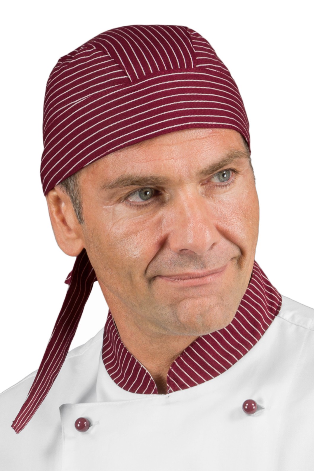 Bandana In Fantasia Rigata Per Pizzeria o Ristorante o Settore Alimentare - immagine 7