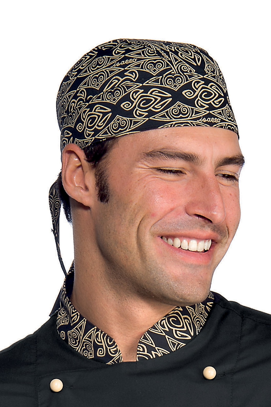 Copricapo A Bandana Cuoco Fantasia Tartaruga Maori 91 92 94 95 - immagine 4