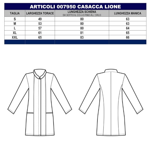 Casacca Bianca Donna Coreana Medicale Estetica in Cotone M/L M/M - immagine 6