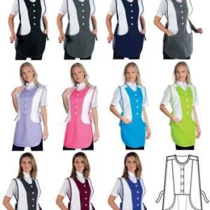 Grembiule Donna Poncho Alimentari E Bar In Bicolore 12 Colori