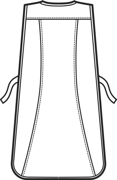 Grembiule Donna Poncho Alimentari E Bar In Bicolore 12 Colori - immagine 9