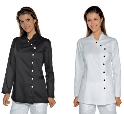 Casacca Stile Orientale M/L o M/M Per Estetiste Parrucchiere SPA