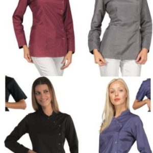 Casacca da Donna Antimacchia Per Estetiste Parrucchiere 4 Colori