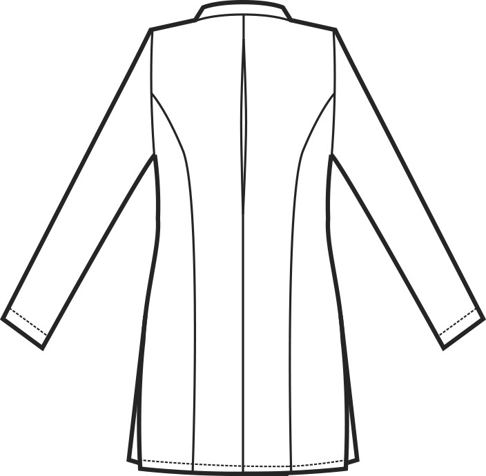 Casacca da Donna Manica Corta Antimacchia Per Estetiste Parrucchiere 4 Colori - immagine 11