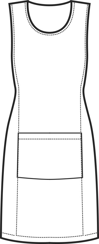 Vestitino Donna A Poncho Lungo Per Parrucchiera Estetista Spa + Colori - immagine 13