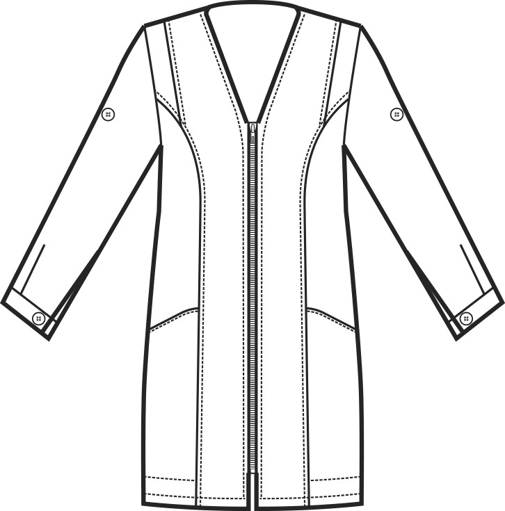 Casacca Divisa Donna Spa Centro Benessere Benidorm Manica Corta 015 - immagine 8