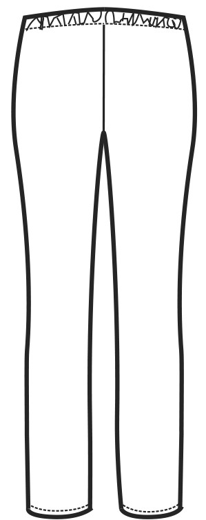 Pantalone Leggings Nero o Bianco da Donna Per Estetista Benessere Fitness - immagine 5