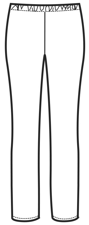 Pantalone Leggings Nero o Bianco da Donna Per Estetista Benessere Fitness - immagine 6