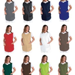 Grembiule Donna Scamiciato Poncho Taglia Unica Per Lavoro In Tinta Unita 195 gr