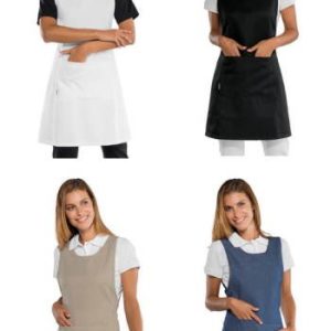 Vestitino Donna A Poncho Lungo Per Parrucchiera Estetista Spa + Colori