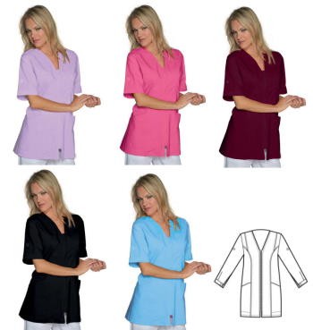 Casacca Divisa Donna Spa Centro Benessere Benidorm Manica Corta 015
