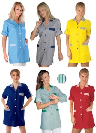 Casacca Donna Per Impresa Di Pulizie o Magazzini M/L 6 Varianti