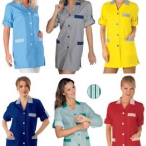 Casacca Donna Per Impresa Di Pulizie o Magazzini a Manica Corta