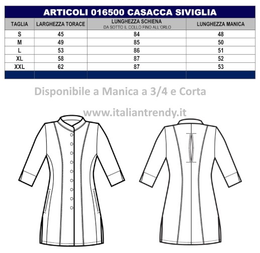 Casacca Bianca Sciancrata Donna Estetista Spa Centro Benessere in Cotone - immagine 7