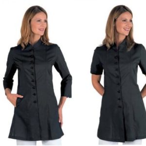 Casacca Siviglia Nera Sciancrata Donna Estetica Spa Benessere