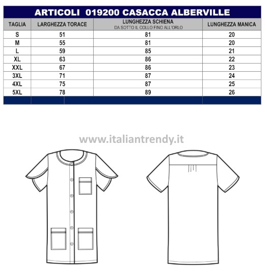 Casacca a Quadretti Bianchi e Neri da Donna per Lavoro in Estetista Centro Benessere - immagine 4