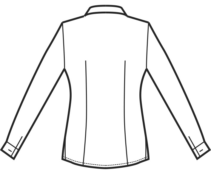 Camicia Donna Nera Stretch Per Bar Ristoranti Hotel Catering Hostess - immagine 5