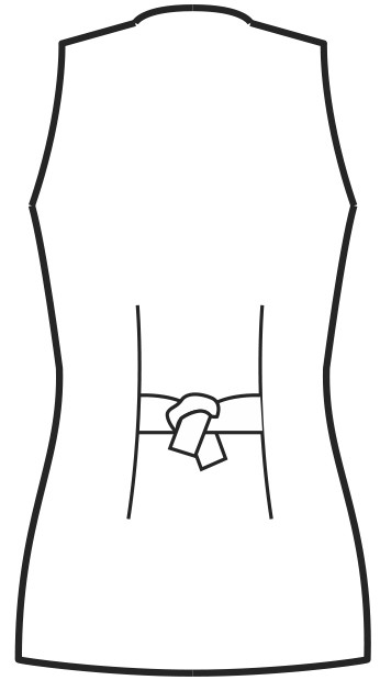 Gilet Donna Blu o Nero Sciancrato Per Alberghi Hotel Hostess Catering - immagine 5