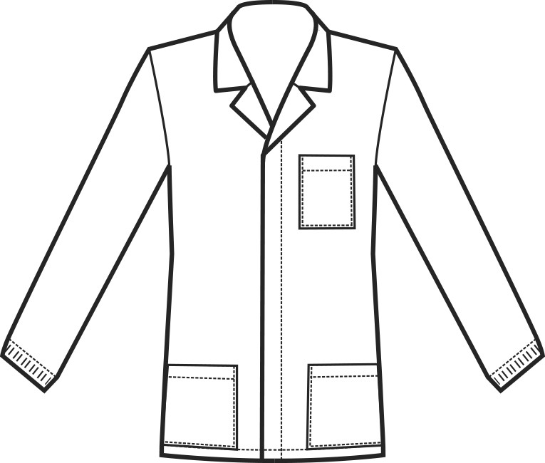 Giacca Corta o Casacca Da Uomo in Grigio, Blu o Rosso Divisa a Manica Corta - immagine 4