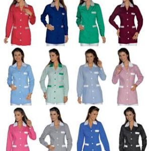 Casacca Donna Pulizie Multiuso Marbella Manica Lunga 11 Colori