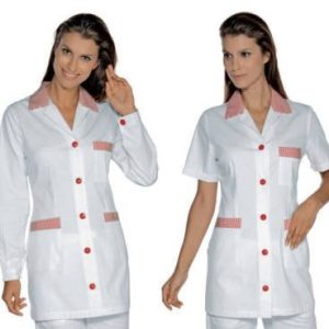 Casacca Bianca Per Donna Per Pulizie Multiuso Marbella 100% Cotone