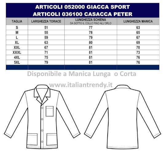 Camice Corto A Casacca In Cotone Manica Lunga Da Uomo Bianca con Inserti a Contrasto - immagine 6