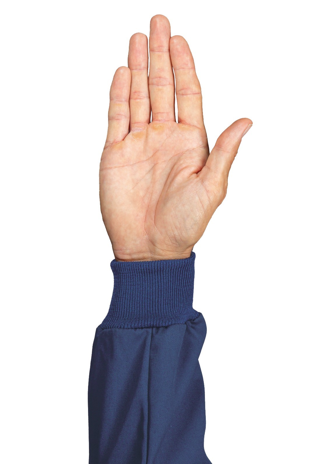 Casacca Blu da Dentista in Cotone Aperta Con Zip Centrale Per Uomo Donna - immagine 4