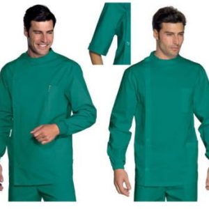 Camice A Casacca Uomo Coreana Medico Dentista Odontoiatra Verde