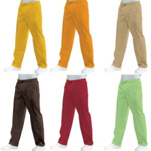Pantaloni unisex vari colori con coulisse ed alastico in vita  gr. 115