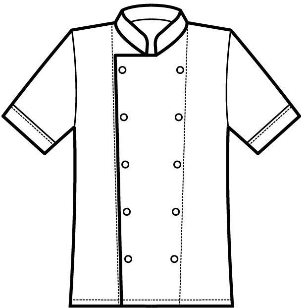 Giacca chef classica bianca con bottoni a pallina estraibili - immagine 6