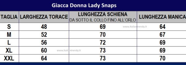 LADY SNAPS - Giacca Chef donna nera, nera e bianca o nera con profili fuxia ML MC - immagine 7