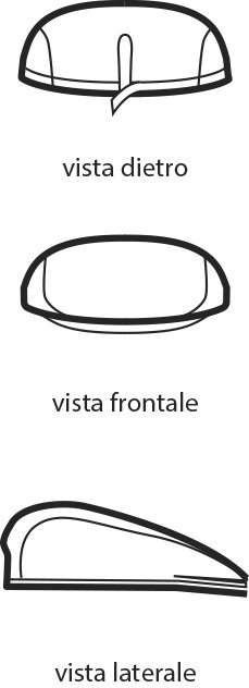 Cappello Modello Coppola Uomo Donna Ristorazione Eventi In Cotone 4 Colori - immagine 7