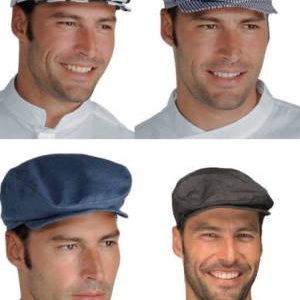 Cappello Modello Coppola Uomo Donna Ristorazione Eventi In Cotone 4 Colori