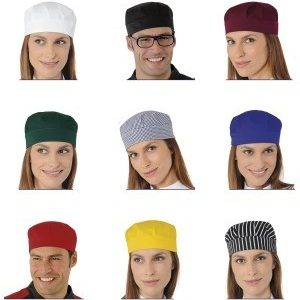 Cappello Cameriere Gelateria a Tamburello per Bar Creperia In 8 Colori