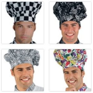 Cappello Da Cuoco Classico A Fantasia 5 Varianti