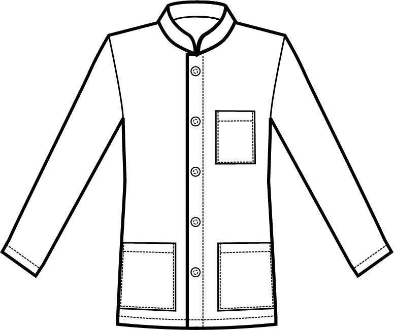 Coreana uomo per divisa alberghi in cotone rigata in 4 varianti - immagine 8