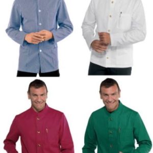 Coreana uomo per divisa alberghi in cotone rigata in 4 varianti