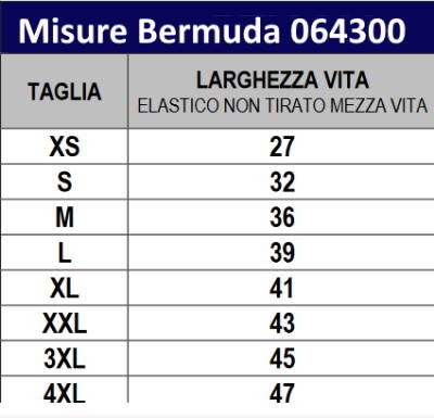 Bermuda con elastico sui fianchi in cotone Bianco o Nero, Blu - immagine 4