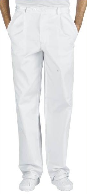 Pantalone classico con pinces Nero, Blu, Bianco - immagine 8