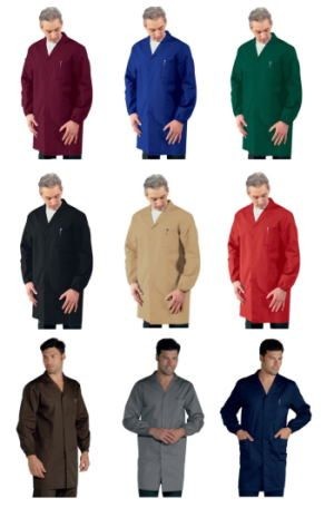 Camice uomo lungo con elastico al polso vari colori moisto cotone