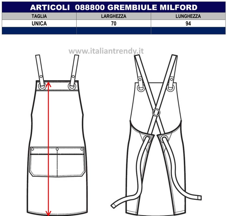 Grembiule Pettorina Sette Varianti Colori Con Inserti Ecopelle Cuoio. Divisa Per Pub, Ristorazione - immagine 14