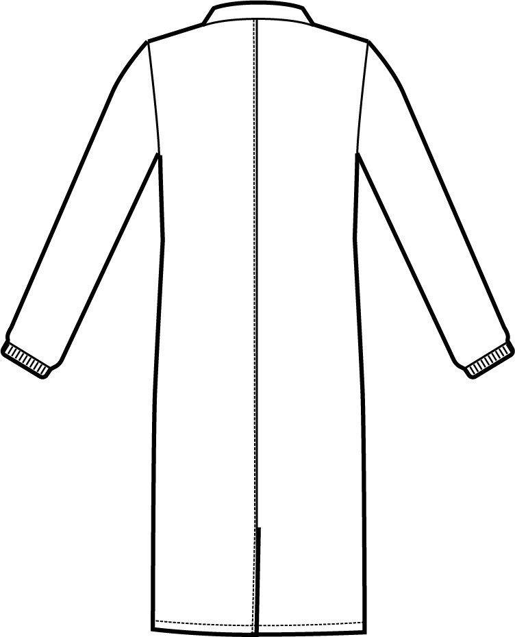 DOVER - Camice medicale biancco collo alla coreana misto cotone - immagine 7