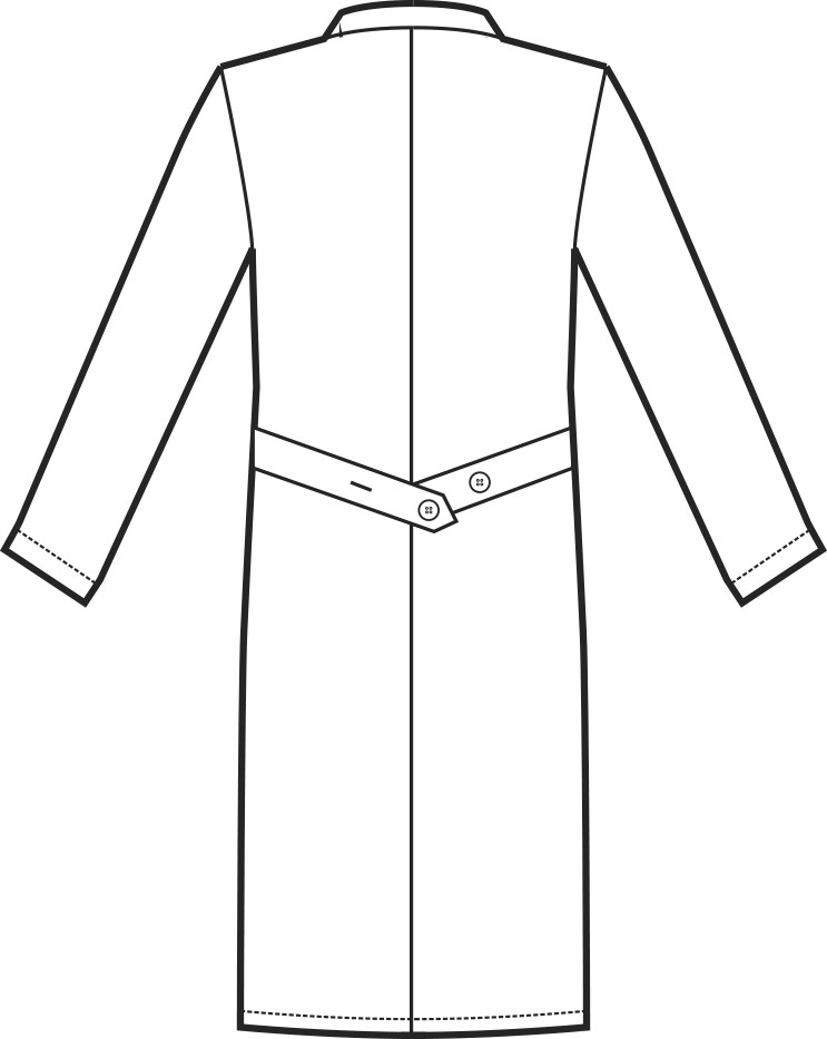 DAVEMPORT - Camice bianco uomo collo alla coreana bottoni automatici 100% cotone - immagine 6