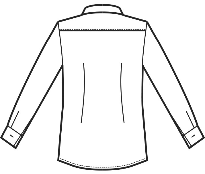 DETROIT - Camicia unisex coreana in jeans blu o nero manica lunga o corta - immagine 7