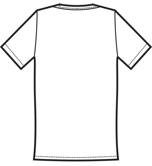 Maglia Nera a Girocollo T-Shirts a Maniche Corte Per Uomo in Cotone - immagine 3