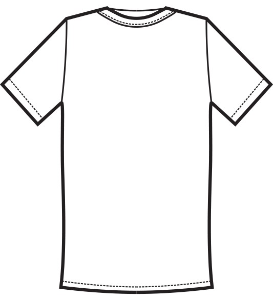 Maglia Nera a Girocollo T-Shirts a Maniche Corte Per Uomo in Cotone - immagine 2