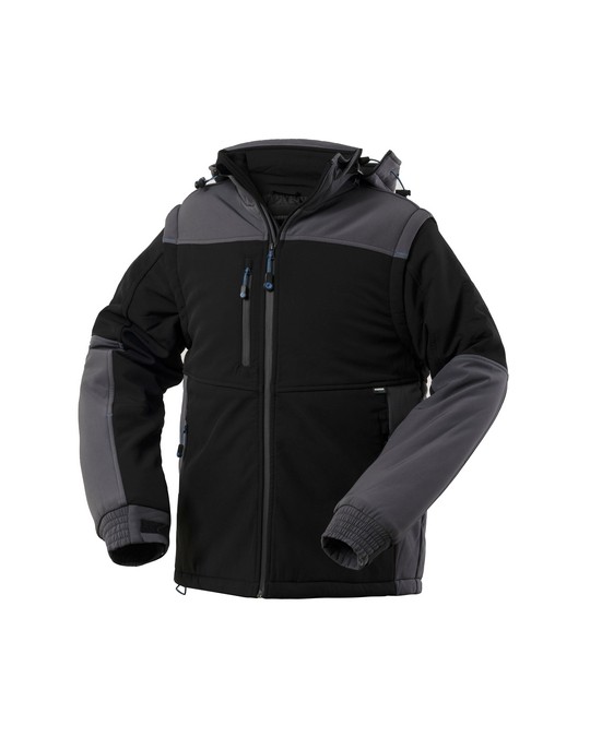 Giubbotto Softshell Siberia Imbottito, Impermeabile, Maniche Removibili - immagine 12