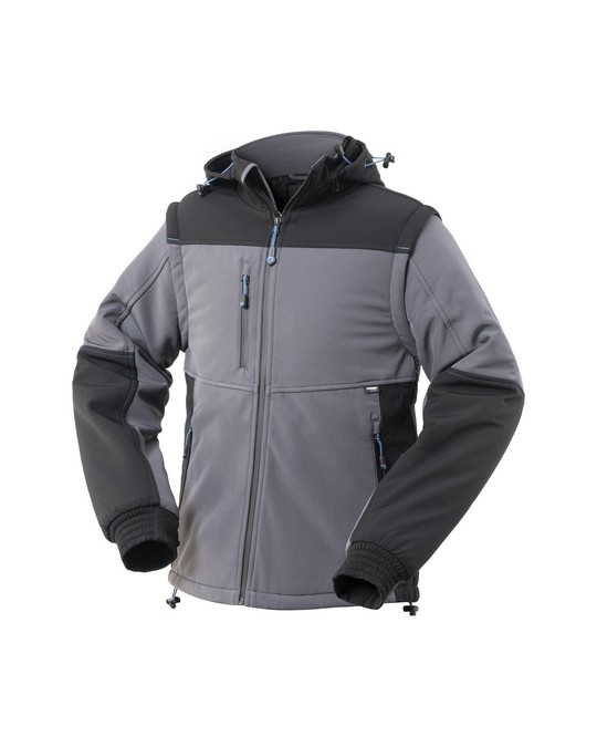 Giubbotto Softshell Siberia Imbottito, Impermeabile, Maniche Removibili - immagine 19