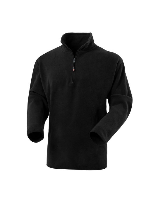 Felpa in Micro Pile Dublino Da Lavoro- Collo Alto e Zip - Nero, Grigio, Blu, Bianco, Azzurro - immagine 25