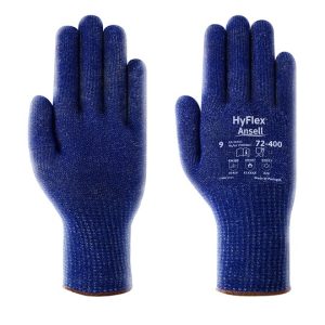 Guanti Ambidestri Resistenti al Taglio per Lavorazione Alimenti, Lavabile, D.P.I. CE IIº Categoria